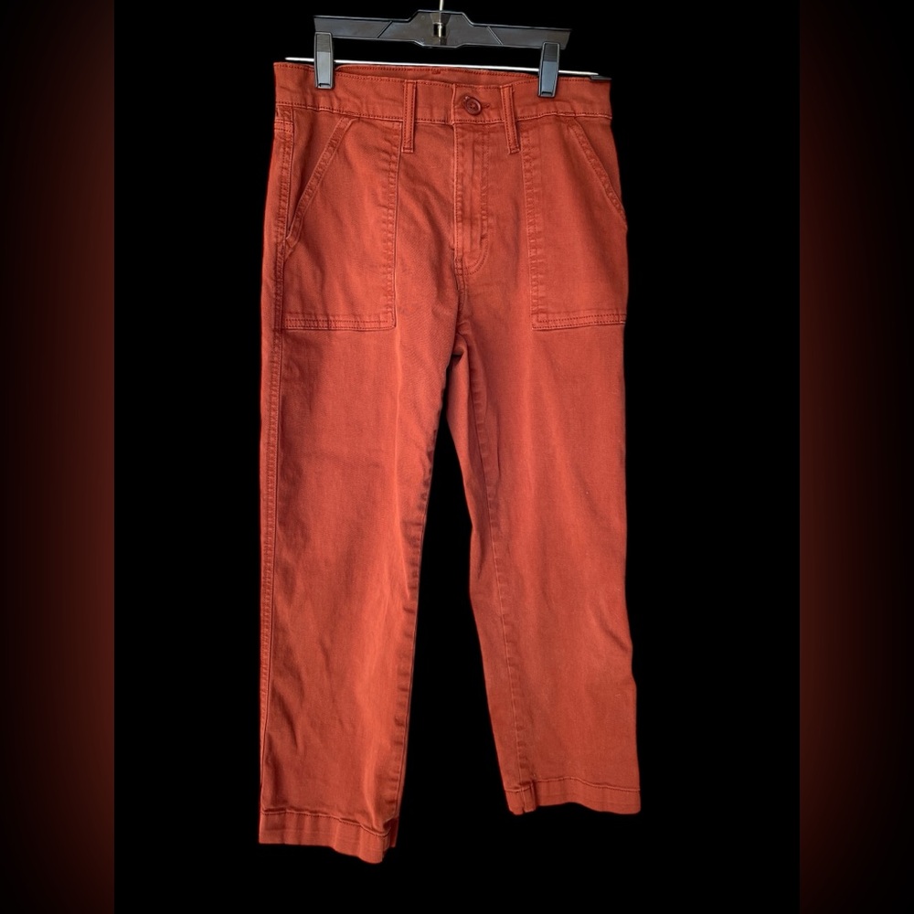 Lucky Brand Brown Straight Pants Rust Colored Size 2